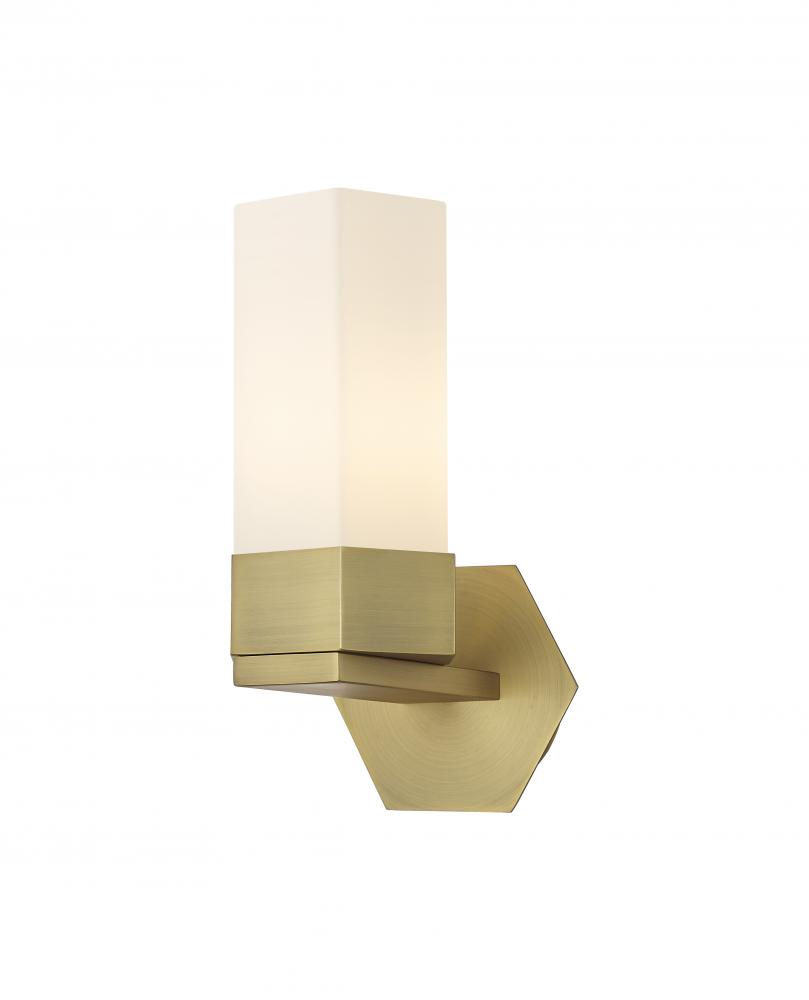 Claverack - 1 Light - 6 inch - Brushed Brass - Sconce