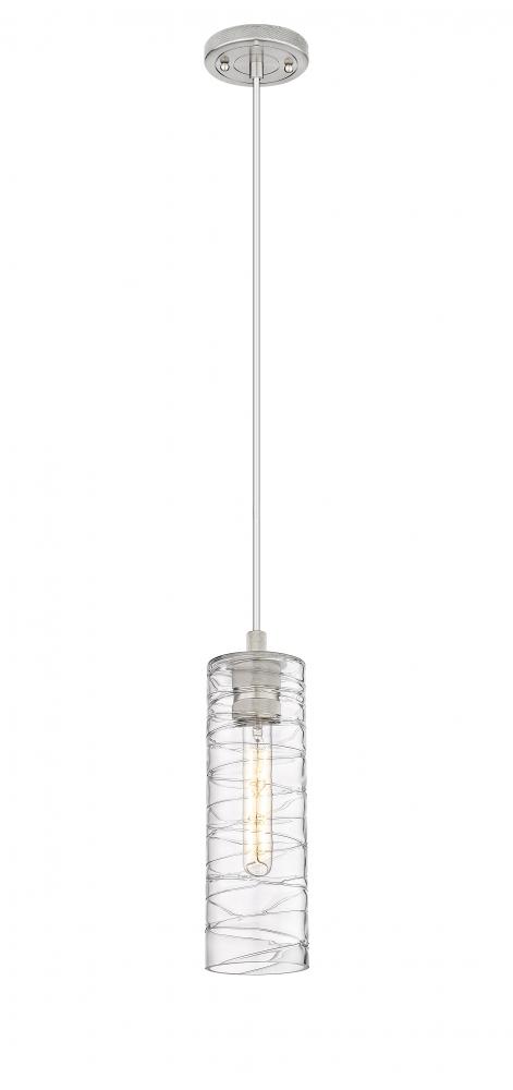 Crown Point - 1 Light - 5 inch - Satin Nickel - Pendant