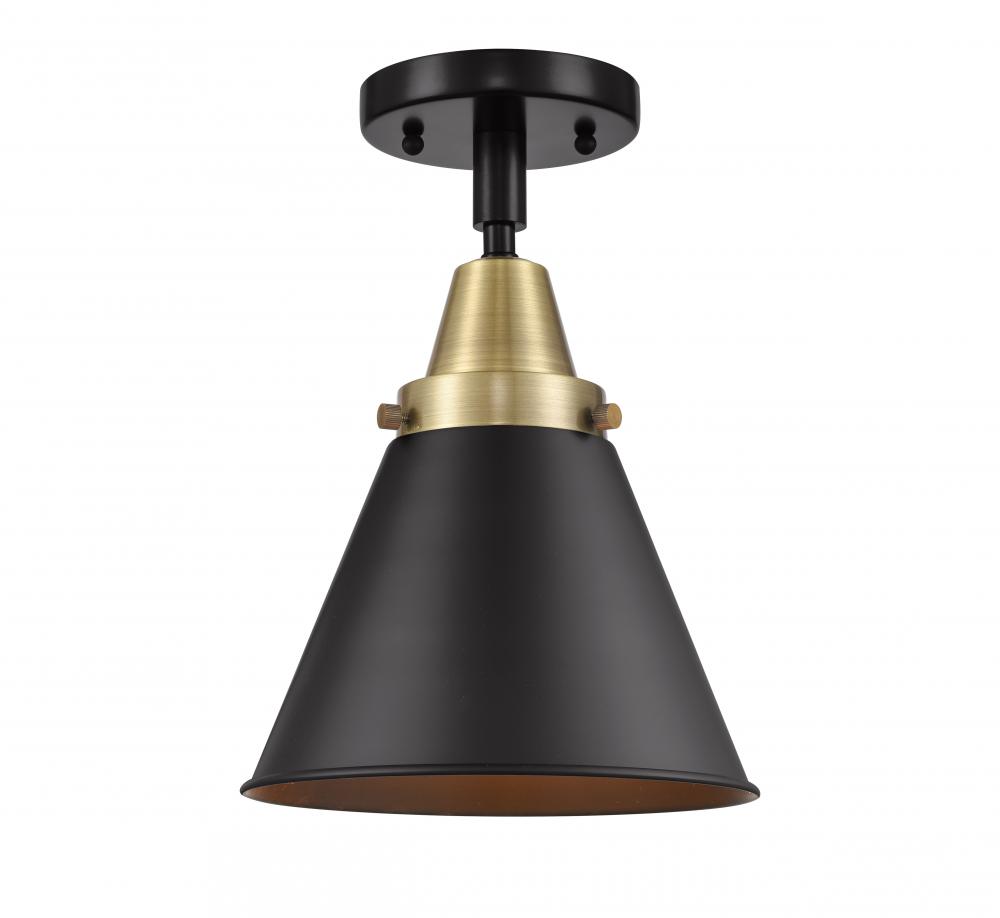 Appalachian - 1 Light - 8 inch - Black Antique Brass - Flush Mount