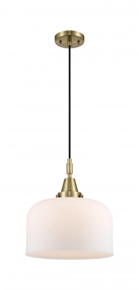 Bell - 1 Light - 12 inch - Brushed Satin Nickel - Mini Pendant
