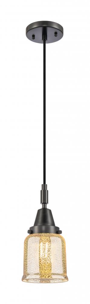 Bell - 1 Light - 5 inch - Matte Black - Mini Pendant