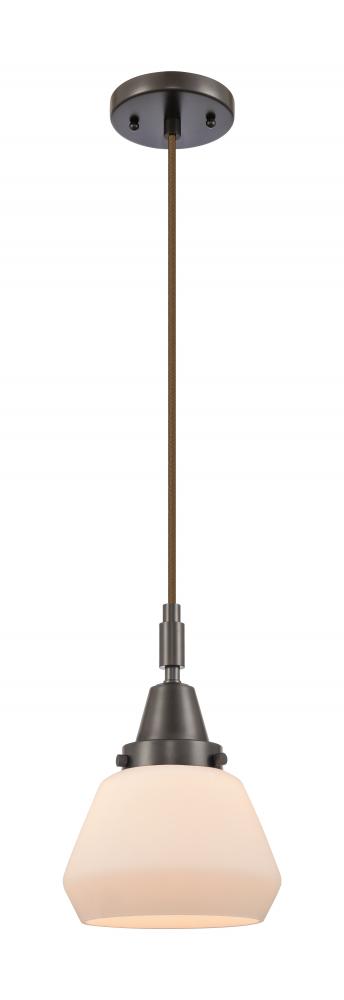 Fulton - 1 Light - 7 inch - Oil Rubbed Bronze - Mini Pendant