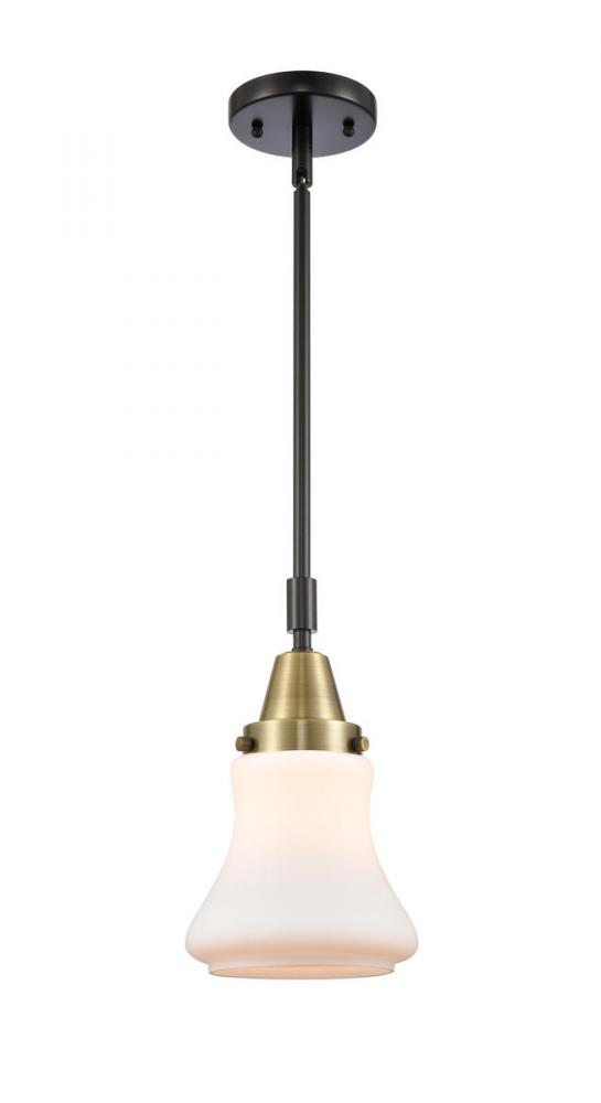 Bellmont - 1 Light - 7 inch - Black Antique Brass - Mini Pendant