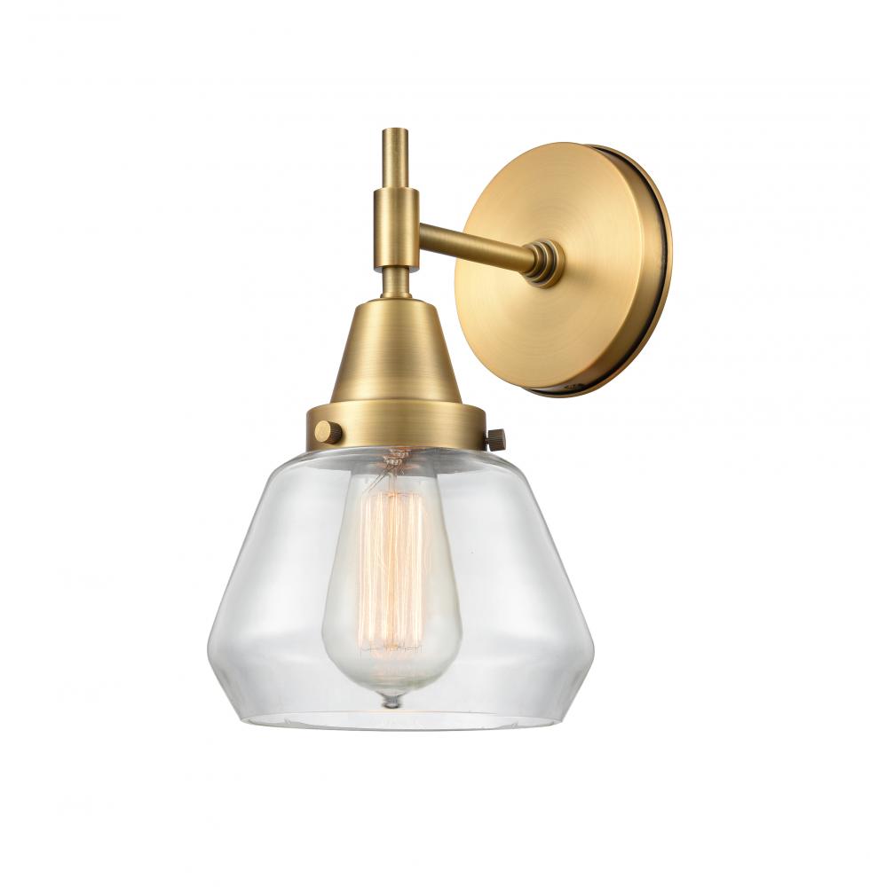 Fulton - 1 Light - 7 inch - Brushed Brass - Sconce