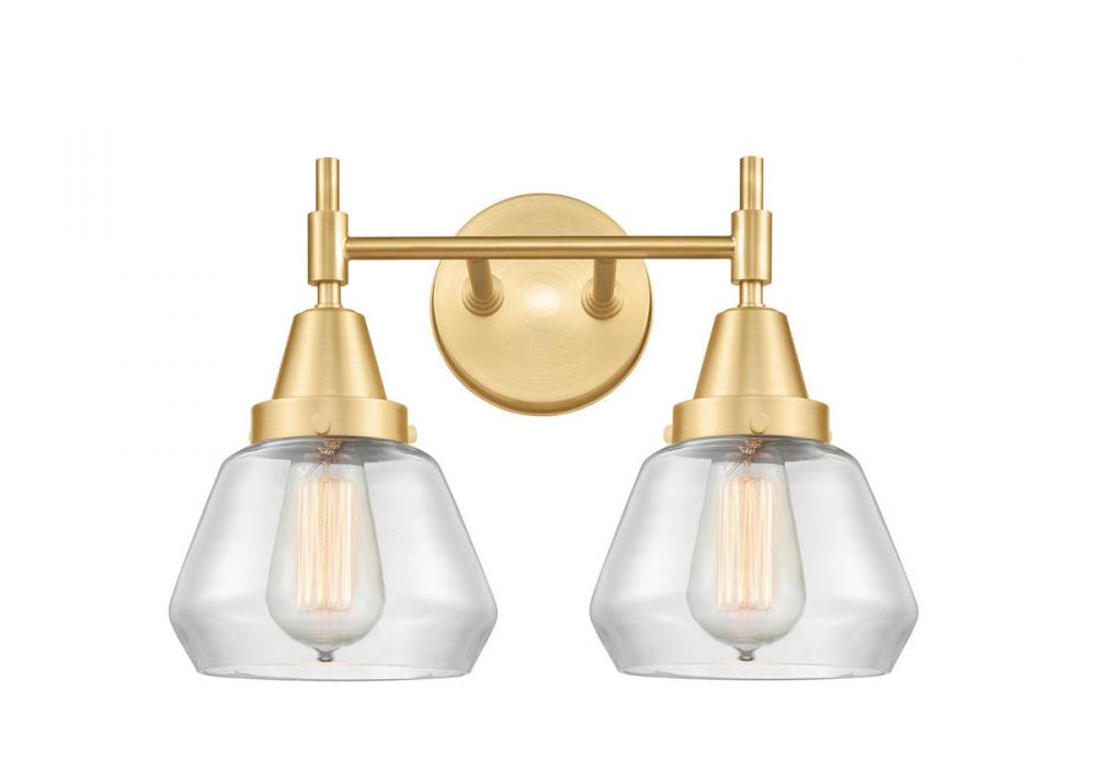 Fulton - 2 Light - 16 inch - Satin Gold - Bath Vanity Light