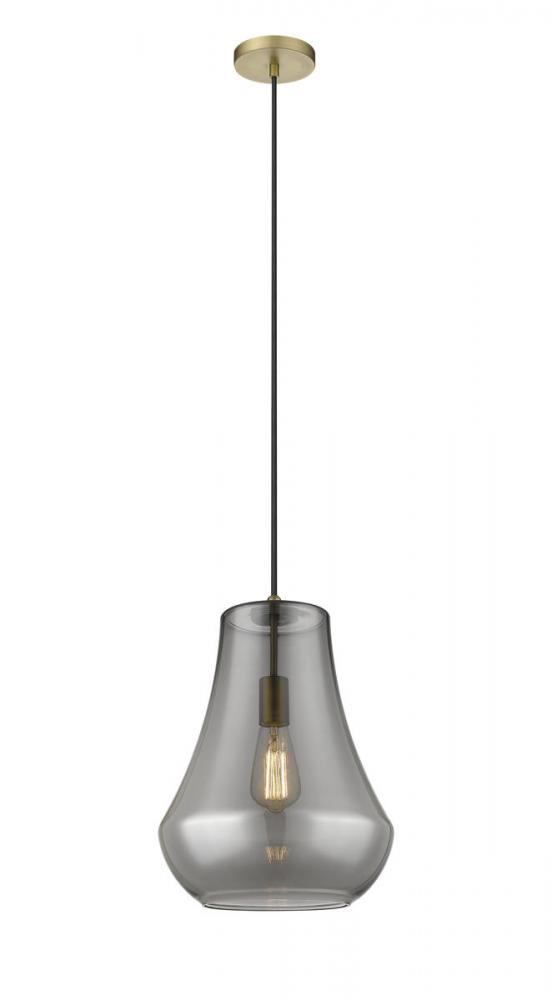 Fairfield - 1 Light - 12 inch - Brushed Brass - Cord hung - Mini Pendant
