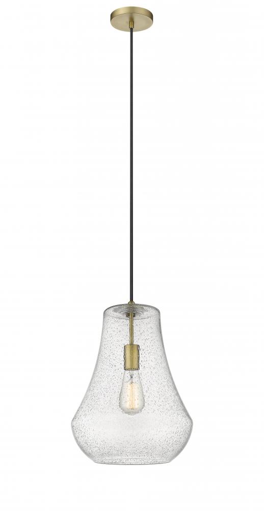 Fairfield - 1 Light - 12 inch - Brushed Brass - Cord hung - Mini Pendant