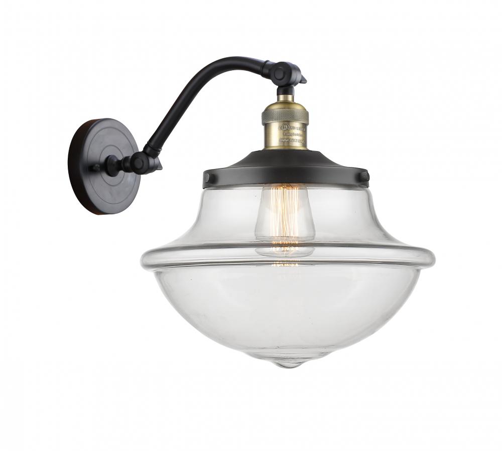 Oxford - 1 Light - 8 inch - Black Antique Brass - Sconce