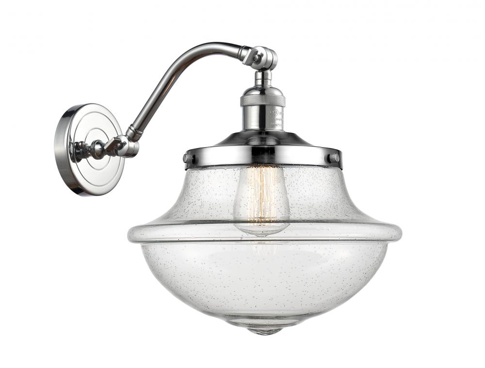 Oxford - 1 Light - 8 inch - Polished Chrome - Sconce