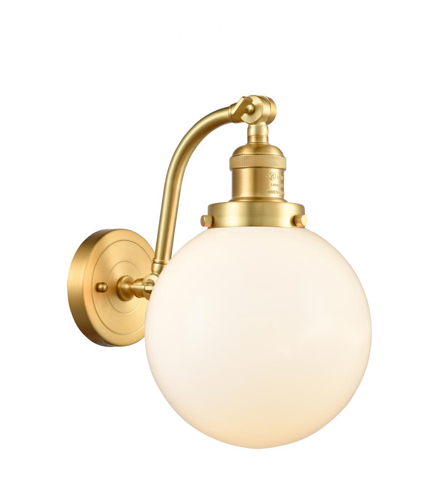 Beacon - 1 Light - 8 inch - Satin Gold - Adjustable Sconce