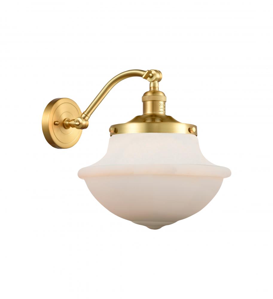 Oxford - 1 Light - 8 inch - Satin Gold - Sconce