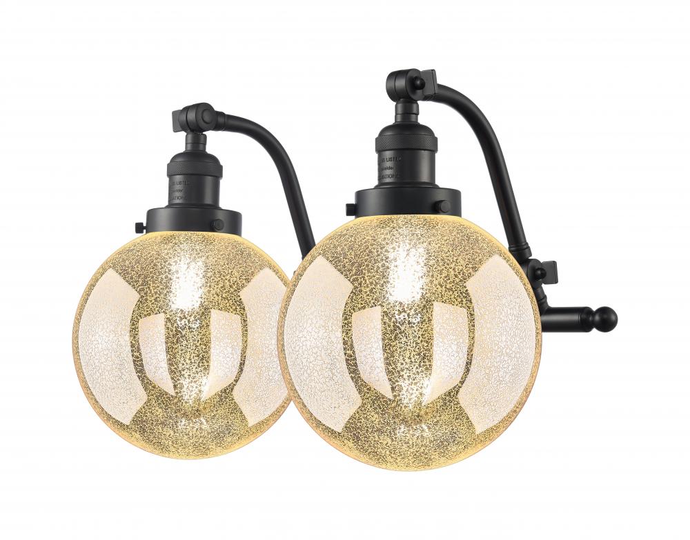 Beacon - 2 Light - 18 inch - Oil Rubbed Bronze - Adjustable Bath Vanity Light