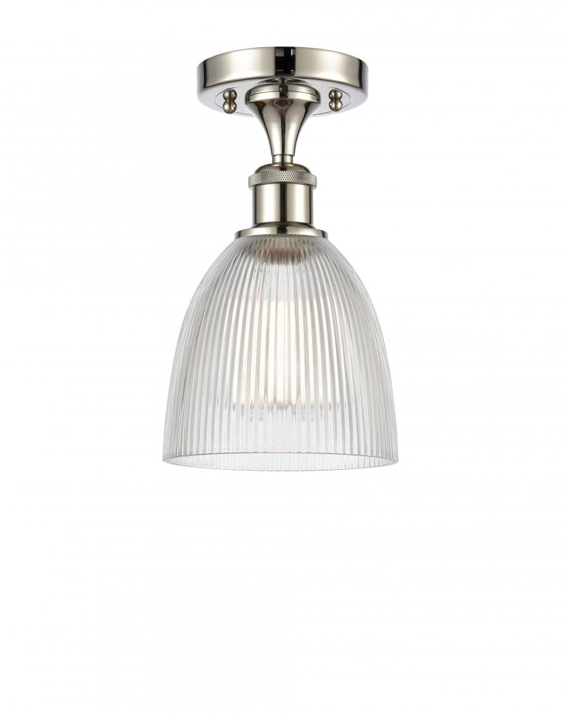 Castile - 1 Light - 6 inch - Polished Nickel - Semi-Flush Mount