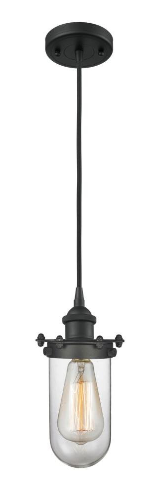 Kingsbury - 1 Light - 4 inch - Brushed Satin Nickel - Cord hung - Mini Pendant