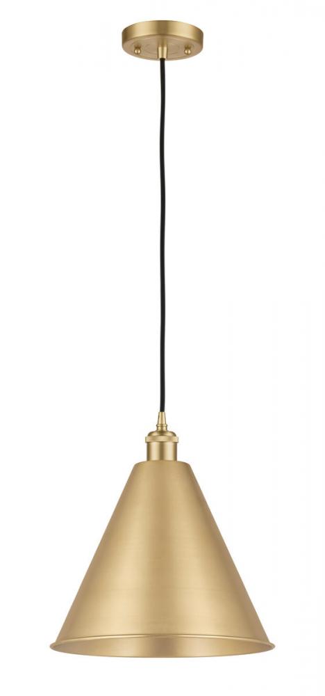 Berkshire - 1 Light - 16 inch - Satin Gold - Cord hung - Mini Pendant