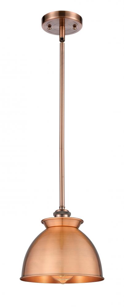 Adirondack - 1 Light - 8 inch - Antique Copper - Mini Pendant