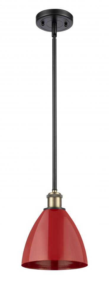 Plymouth - 1 Light - 8 inch - Black Antique Brass - Pendant