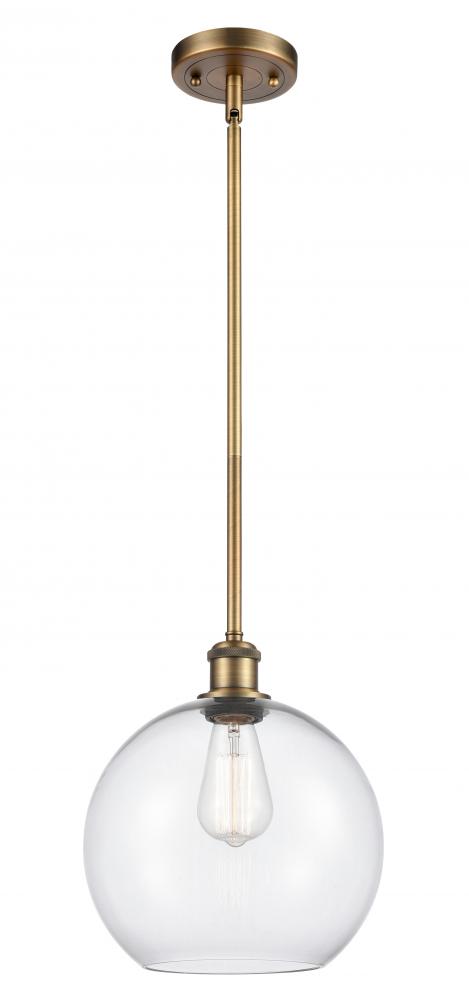 Athens - 1 Light - 10 inch - Brushed Brass - Mini Pendant