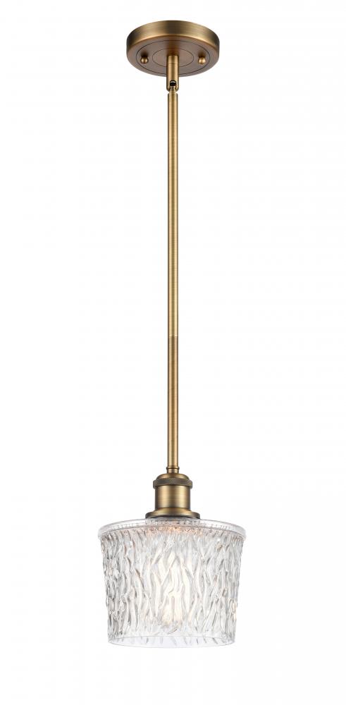 Niagara - 1 Light - 7 inch - Brushed Brass - Mini Pendant