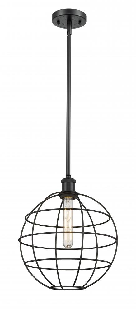 Lake Placid - 1 Light - 12 inch - Matte Black - Multi Pendant