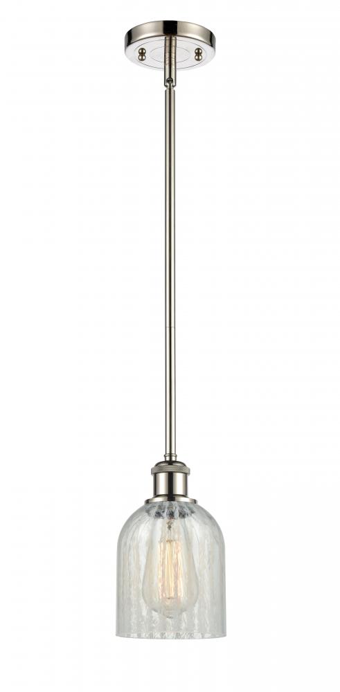 Caledonia - 1 Light - 5 inch - Polished Nickel - Mini Pendant