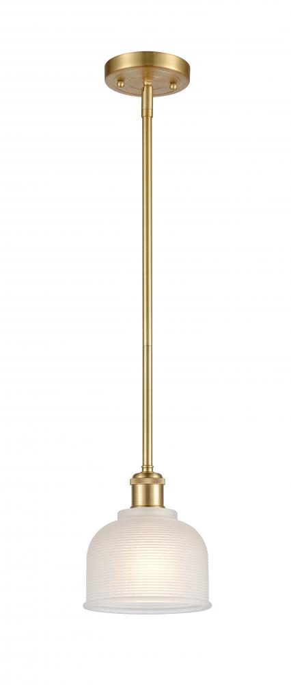 Dayton - 1 Light - 6 inch - Satin Gold - Mini Pendant