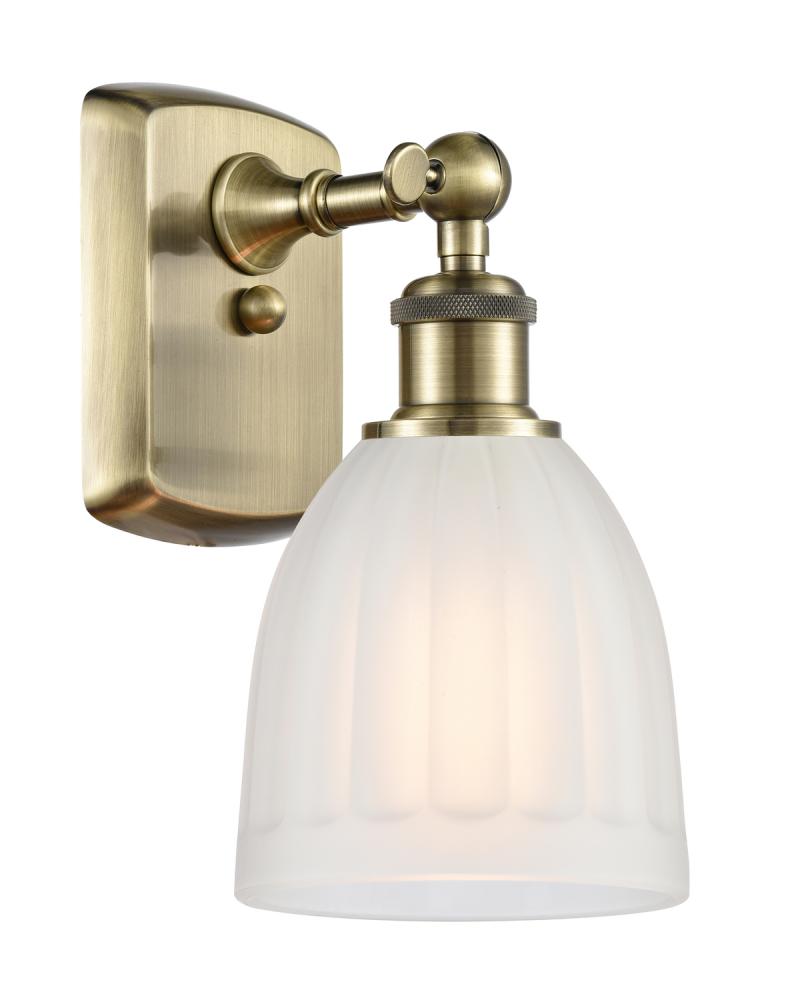 Brookfield - 1 Light - 6 inch - Antique Brass - Sconce