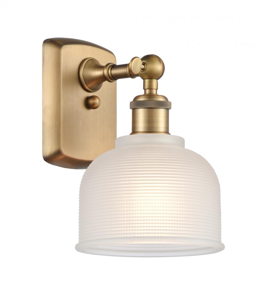 Dayton - 1 Light - 6 inch - Brushed Brass - Sconce