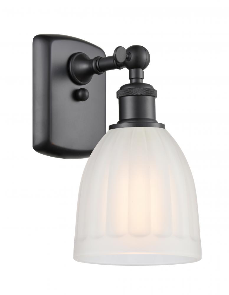 Brookfield - 1 Light - 6 inch - Matte Black - Sconce