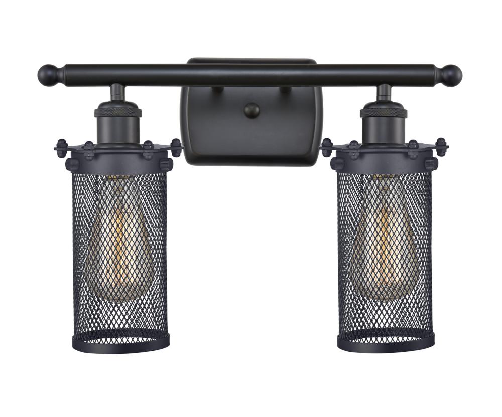 Bleecker - 2 Light - 14 inch - Oil Rubbed Bronze - Bath Vanity Light