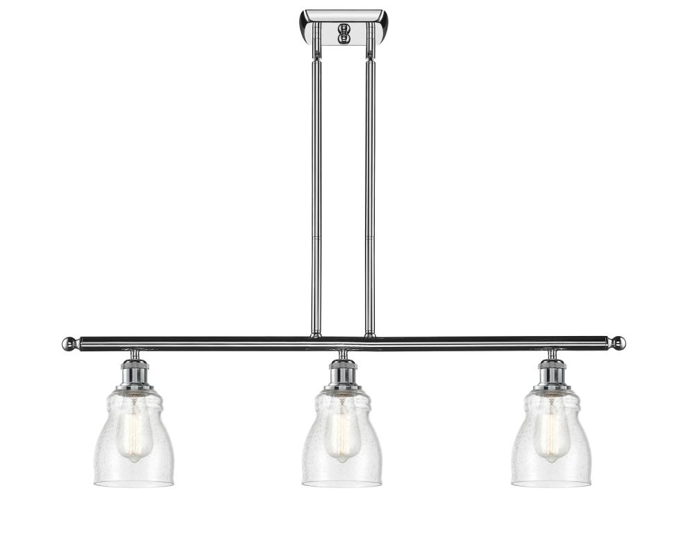 Ellery - 3 Light - 36 inch - Polished Chrome - Cord hung - Island Light