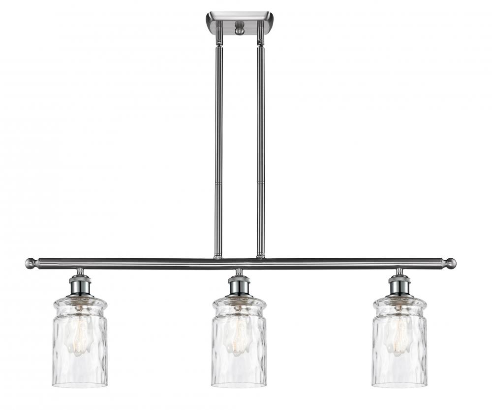 Candor - 3 Light - 36 inch - Brushed Satin Nickel - Cord hung - Island Light