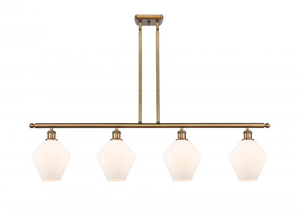 Cindyrella - 4 Light - 48 inch - Brushed Brass - Cord hung - Island Light