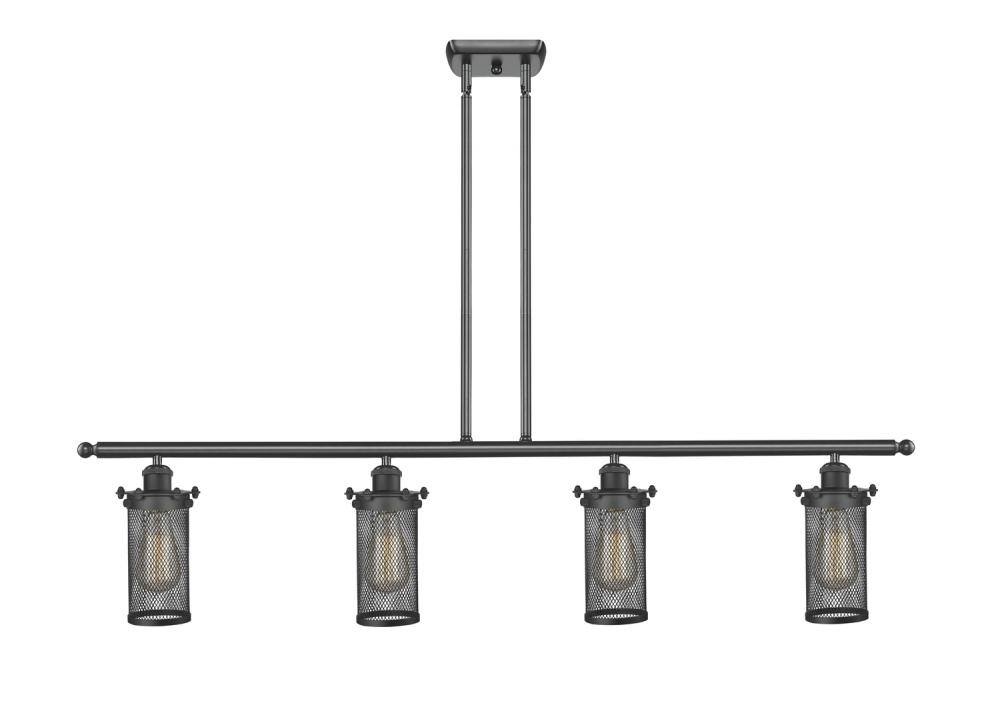 Bleecker - 4 Light - 48 inch - Polished Chrome - Cord hung - Island Light