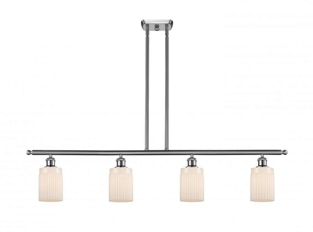 Hadley - 4 Light - 48 inch - Brushed Satin Nickel - Cord hung - Island Light