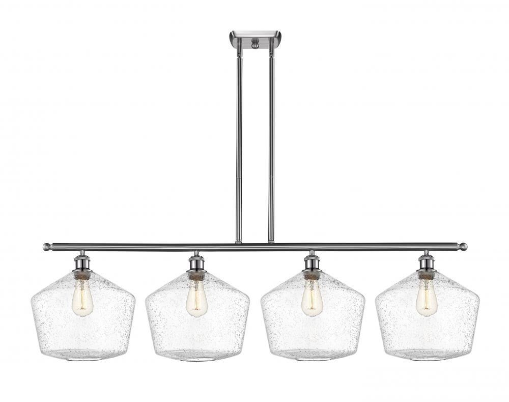 Cindyrella - 4 Light - 50 inch - Brushed Satin Nickel - Cord hung - Island Light