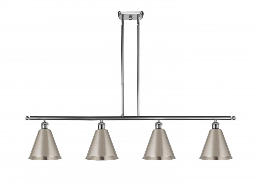 Berkshire - 4 Light - 48 inch - Brushed Satin Nickel - Cord hung - Island Light