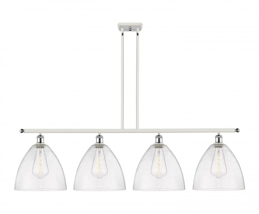 Bristol - 4 Light - 50 inch - White Polished Chrome - Cord hung - Island Light