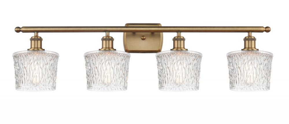 Niagara - 4 Light - 37 inch - Brushed Brass - Bath Vanity Light