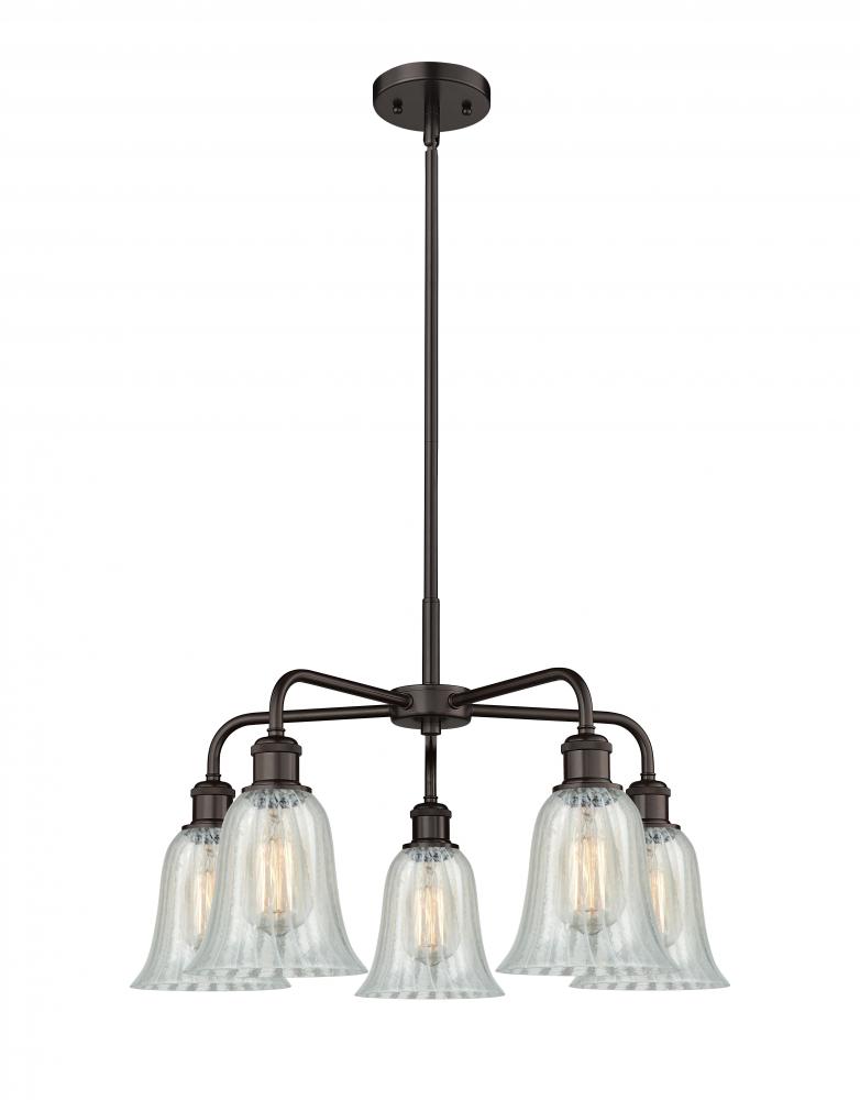 Hanover - 5 Light - 24 inch - Oil Rubbed Bronze - Chandelier