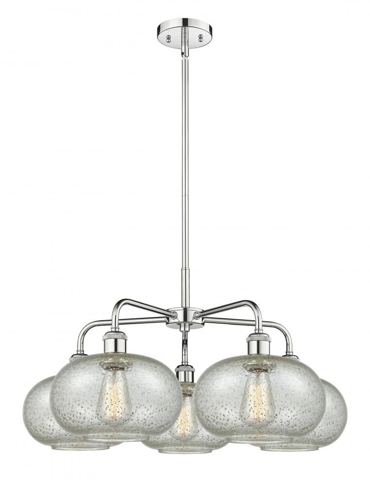 Gorham - 5 Light - 28 inch - Polished Chrome - Chandelier