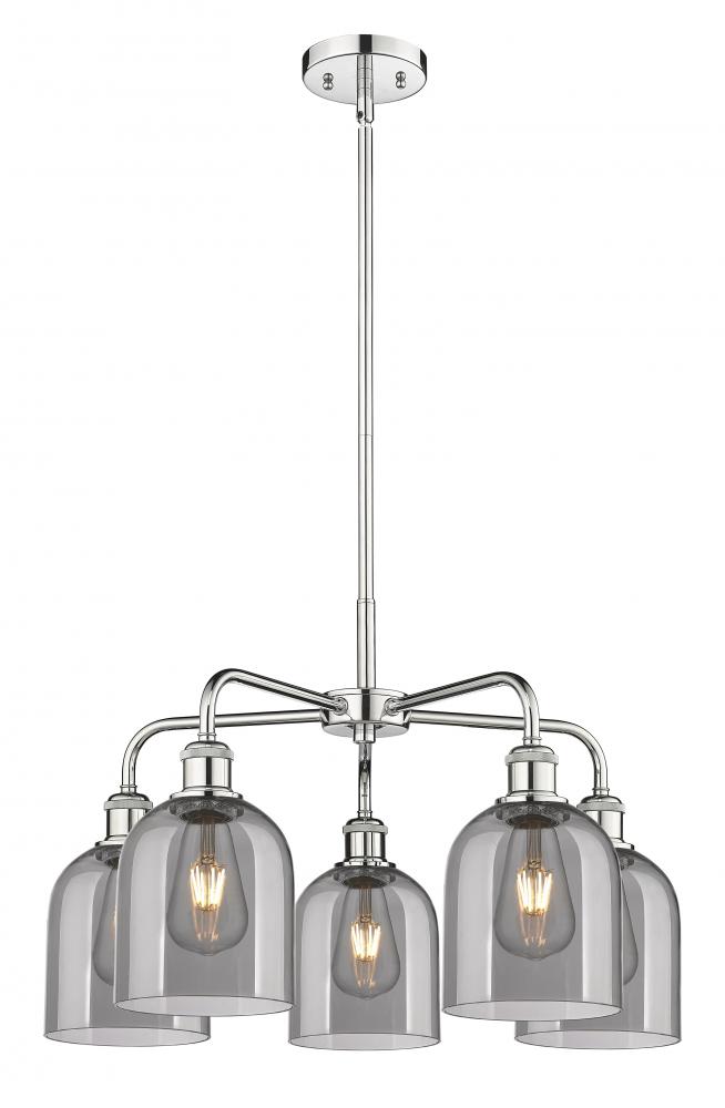 Bella - 5 Light - 24 inch - Polished Chrome - Chandelier