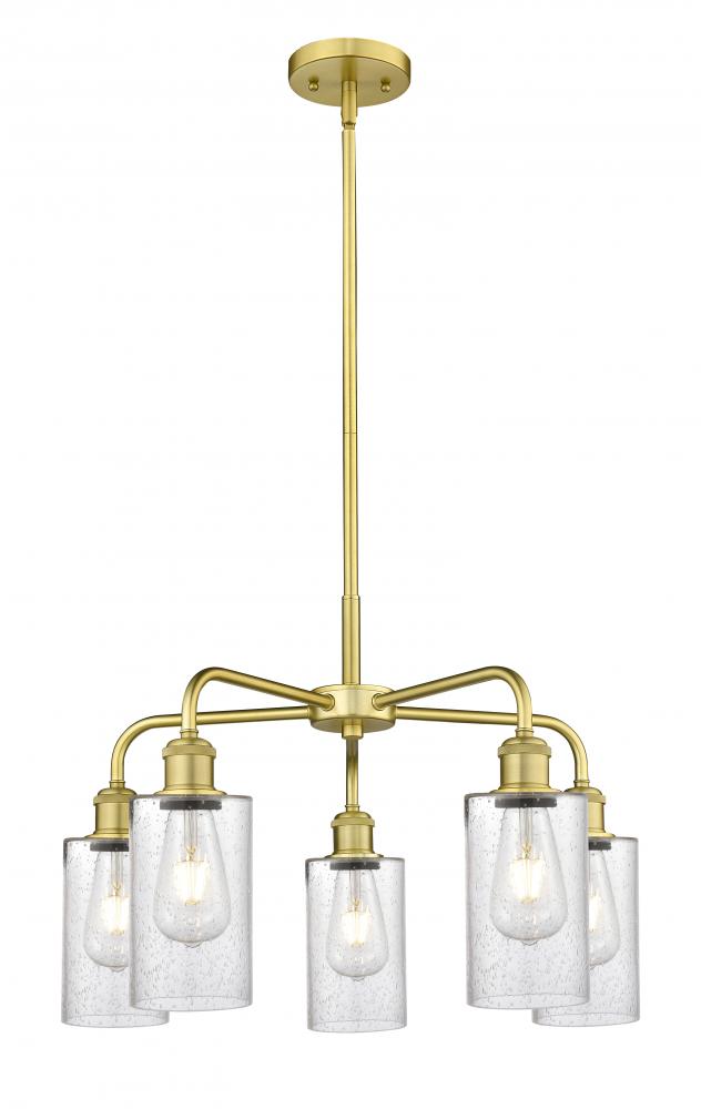 Clymer - 5 Light - 22 inch - Satin Gold - Chandelier