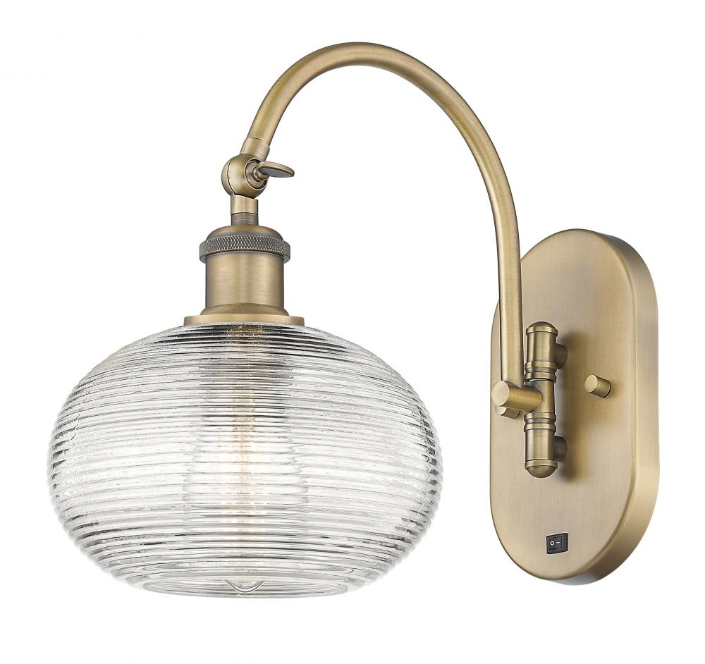 Ithaca - 1 Light - 8 inch - Brushed Brass - Sconce