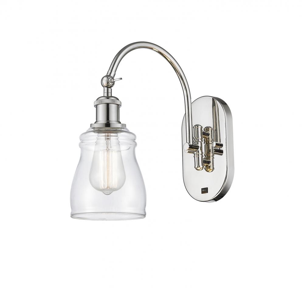 Ellery - 1 Light - 5 inch - Polished Nickel - Adjustable Swing Arm