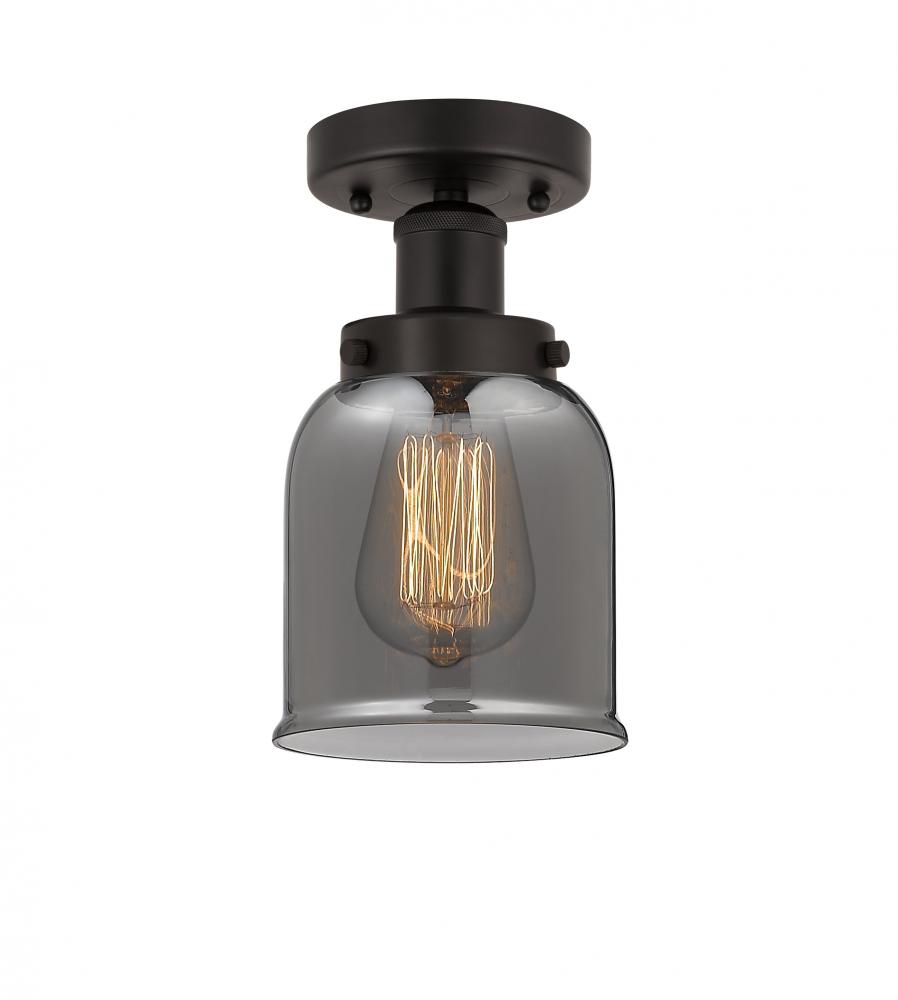 Bell - 1 Light - 5 inch - Oil Rubbed Bronze - Semi-Flush Mount