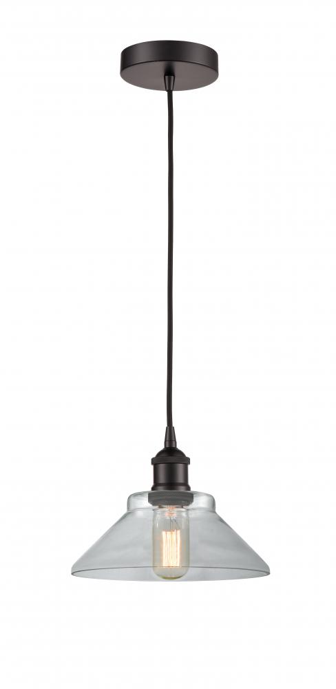 Orwell - 1 Light - 8 inch - Oil Rubbed Bronze - Cord hung - Mini Pendant