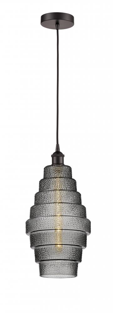 Cascade - 1 Light - 8 inch - Oil Rubbed Bronze - Cord hung - Mini Pendant