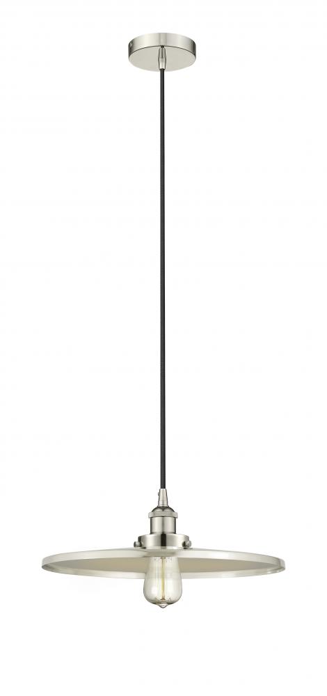 Appalachian - 1 Light - 16 inch - Polished Nickel - Cord hung - Mini Pendant