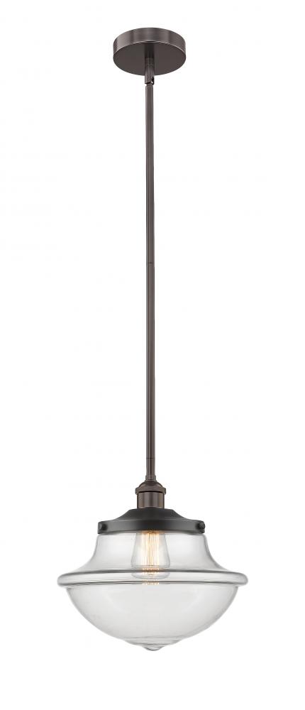 Oxford - 1 Light - 12 inch - Oil Rubbed Bronze - Cord hung - Mini Pendant